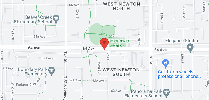 map of 12580 64 AVENUE